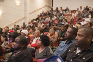An Attentive audience. Photo William Farrington
